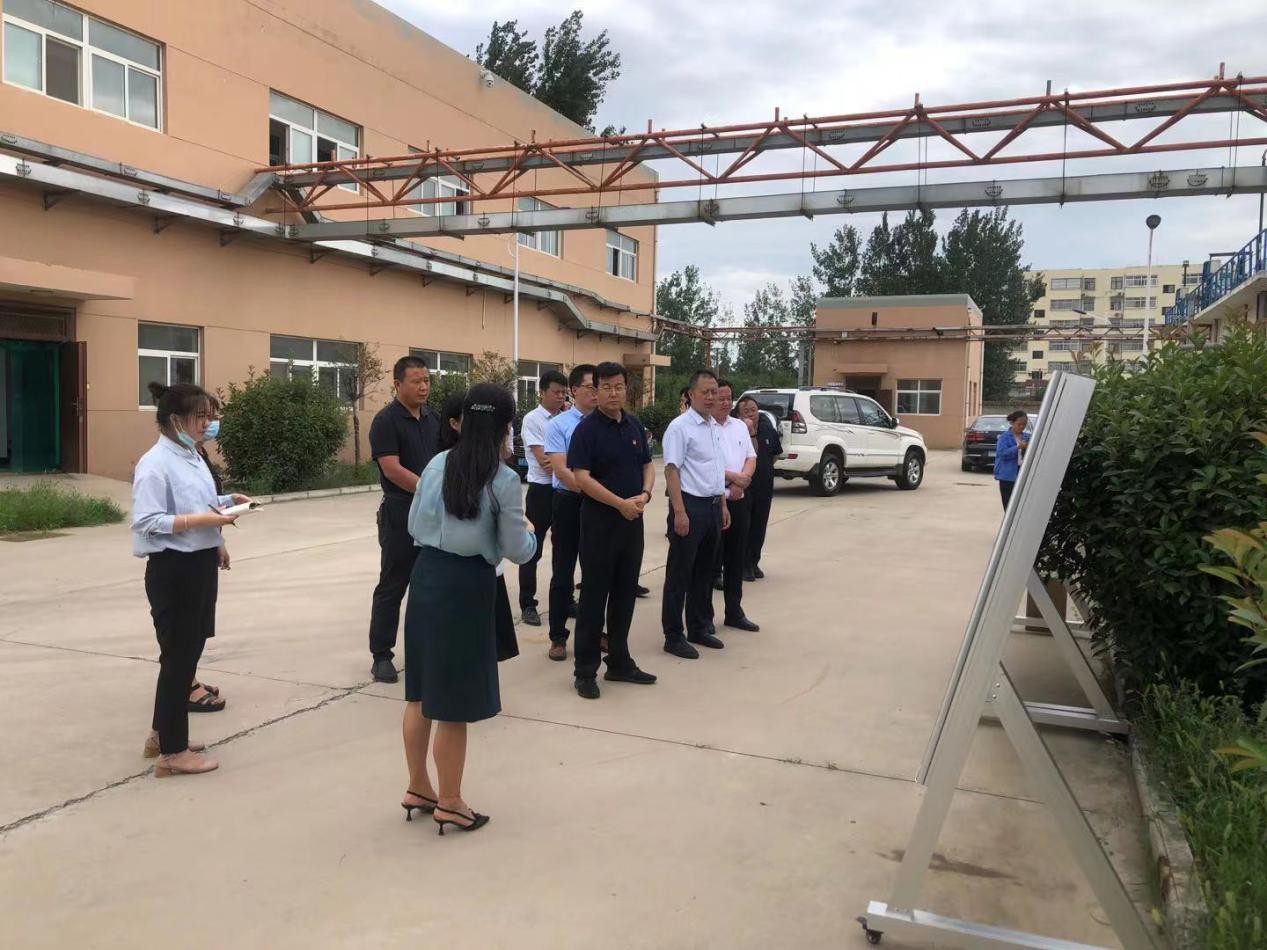 渭南市委副书记郑维国一行到水情形公司大荔经开区污水处理厂调研 渭南市委副书记郑维国一行到水情形公司大荔经开区污水处理厂调研