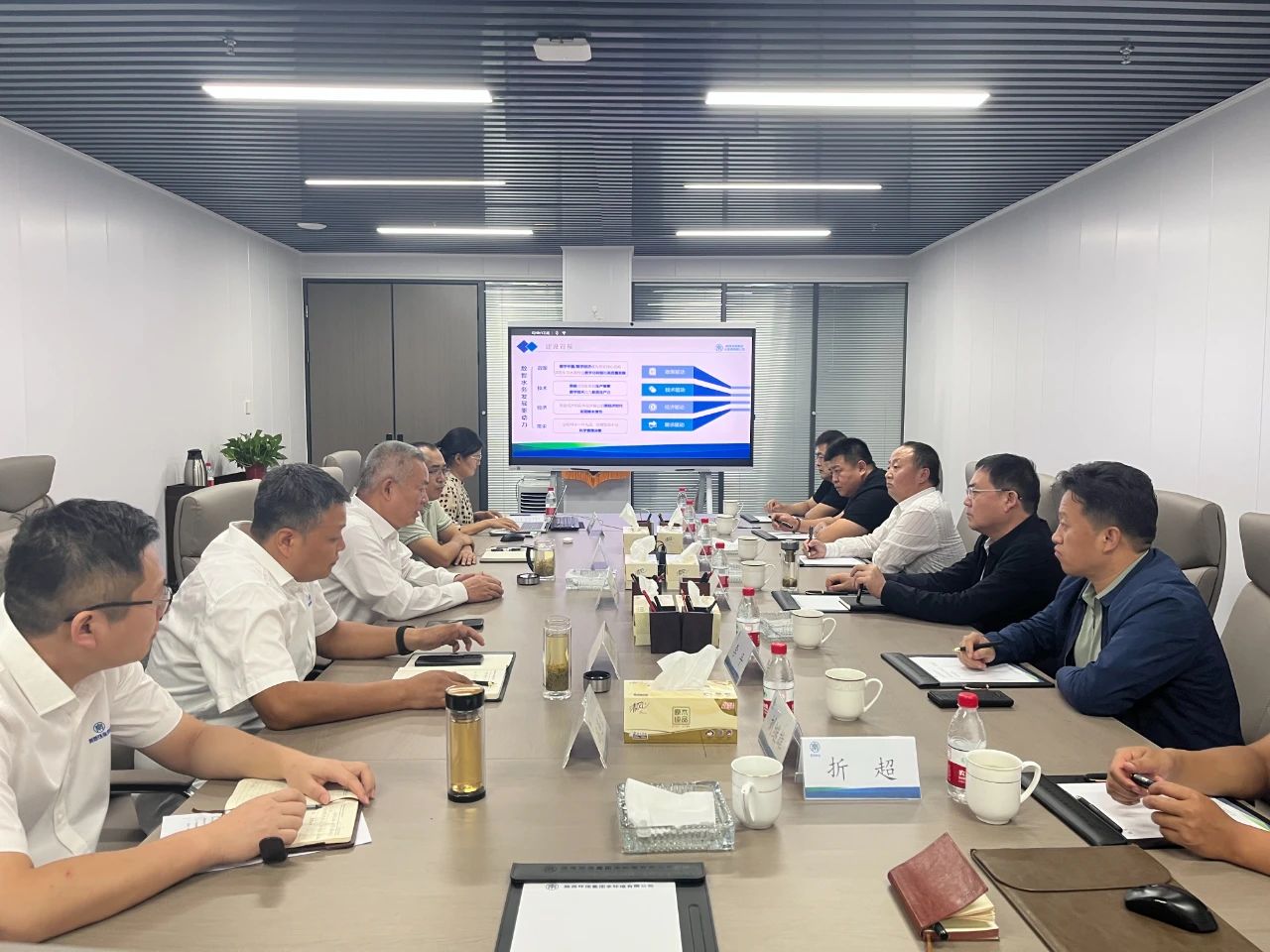 水情形公司与神木市城投集团座谈交流 水情形公司与神木市城投集团座谈交流